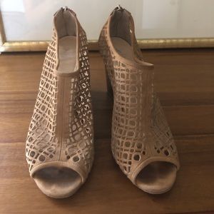 Aquatalia Peep Toe Wedge